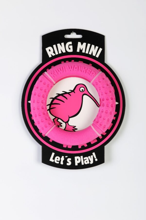Pink Kiwi Walker Ring Strong Dog Toy