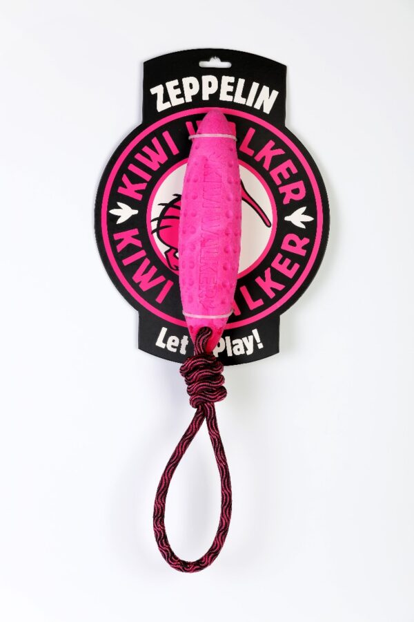 Pink Kiwi Walker Zeppelin Strong Dog Toy