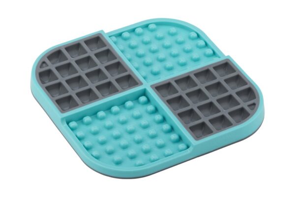 Turquoise Lickimat Slomo Dog Slow Feeder