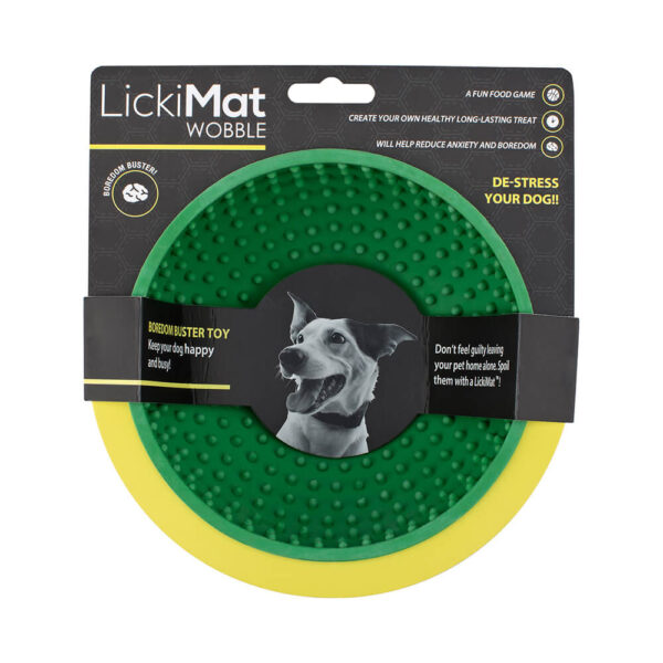 Green Lickimat Wobble Treat Bowl