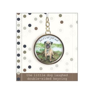 Border Terrier Keyring by The Little Dog Laughed