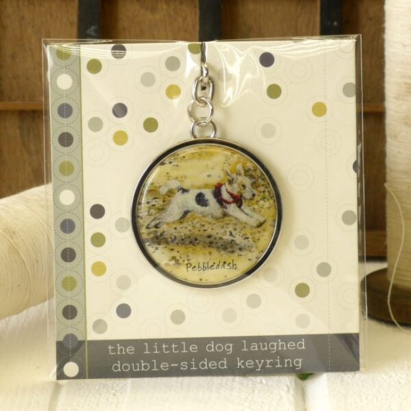 Fox Terrier Keyring by The Little Dog Laughed