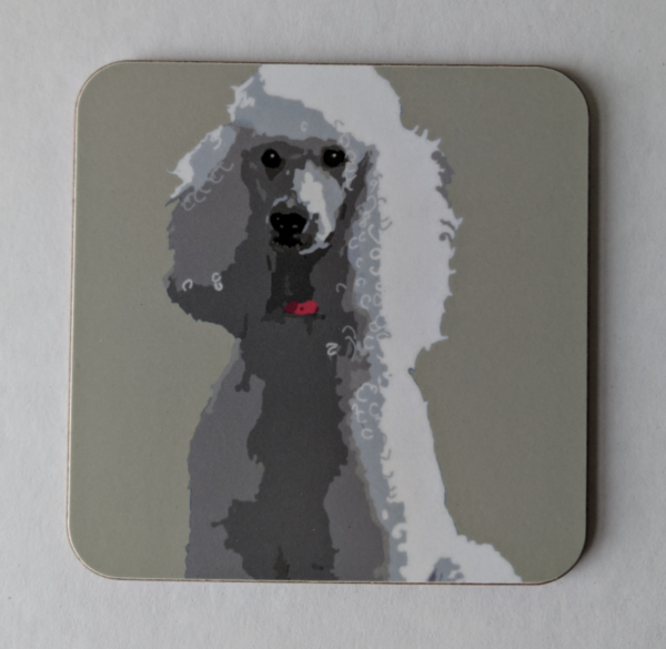 Stone Poodle Coaster by Betty Boyns
