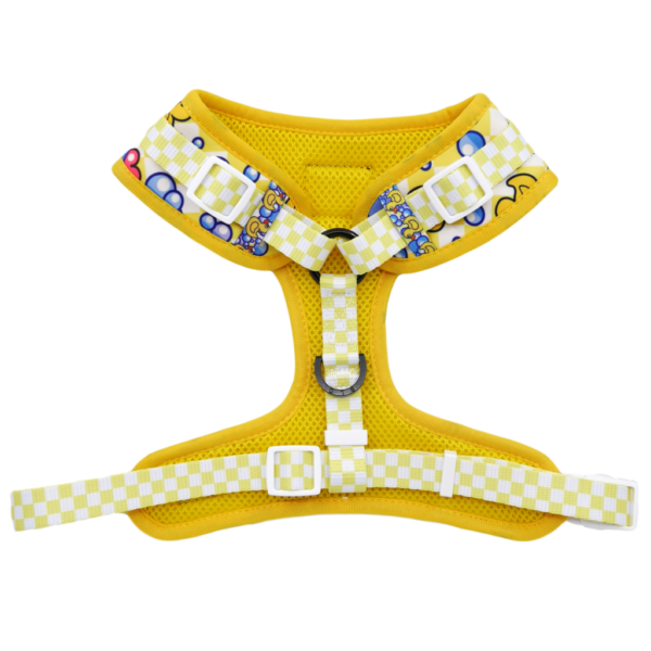 Big & Little Dogs 'Rubber Ducky' rubber duck print adjustable yellow dog harness