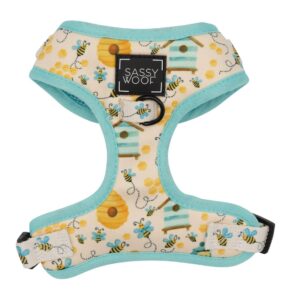 Sassy Woof 'Bee Sassy' Bee Print Adjustable Dog Harness