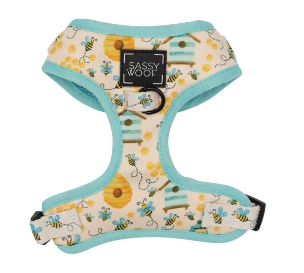 Sassy Woof 'Bee Sassy' Bee Print Adjustable Dog Harness