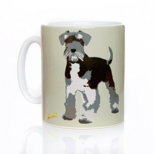 Stone Schnauzer mug by Betty Boyns