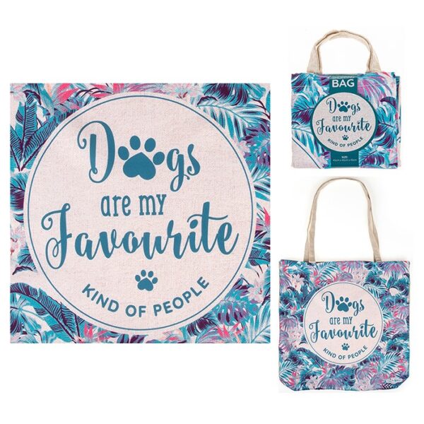 Lisa Pollock Dogs Are My Favourite Kind Of People Eco Reusable Shopping Bag