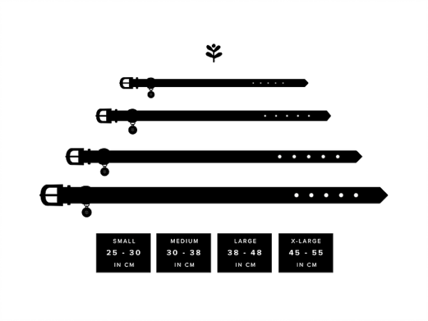 Sotnos Dog Collar Size Guide