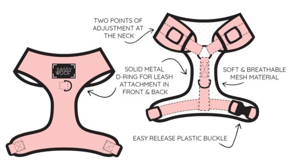 Sassy Woof 'Adjustable Dog Harness