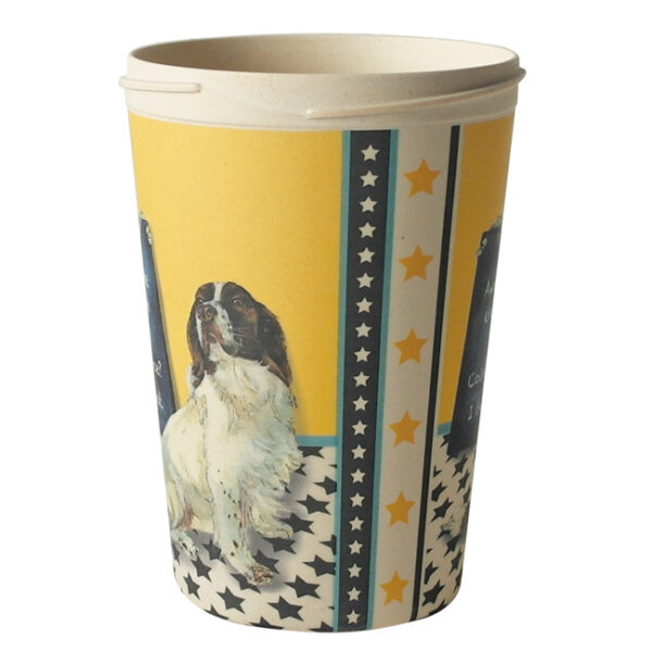 The Little Dog Laughed Springer Spaniel Bamboo Travel Cup