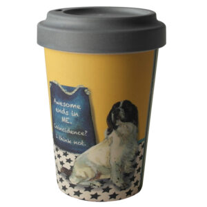 The Little Dog Laughed Springer Spaniel Bamboo Travel Cup