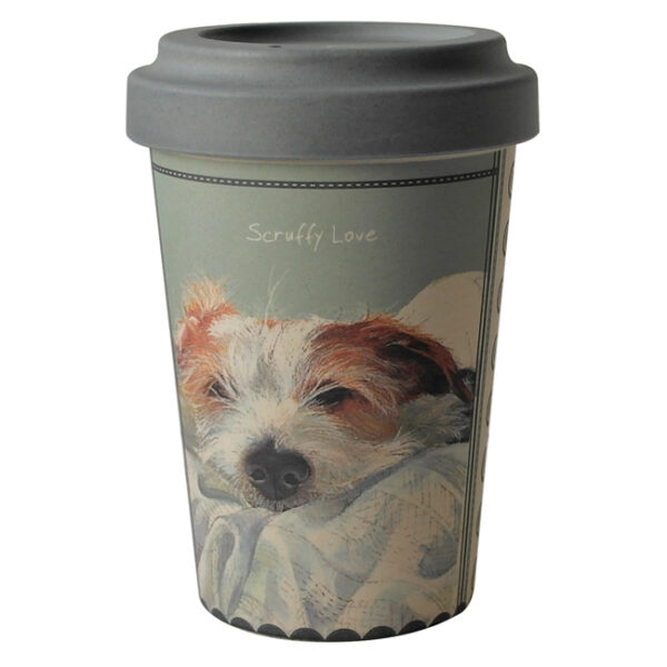 The Little Dog Laughed Terrier Bamboo Travel Cup