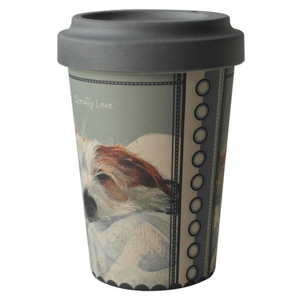 The Little Dog Laughed Terrier Bamboo Travel Cup