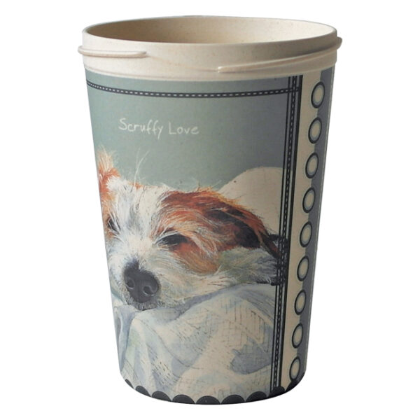 The Little Dog Laughed Terrier Bamboo Travel Cup
