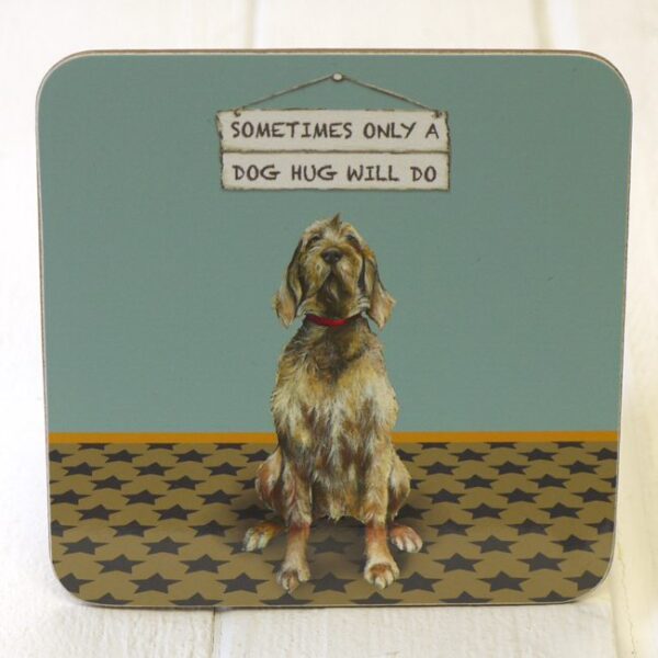 Hungarian Wire Haired Vizsla Dog Coaster by The Little Dog Laughed