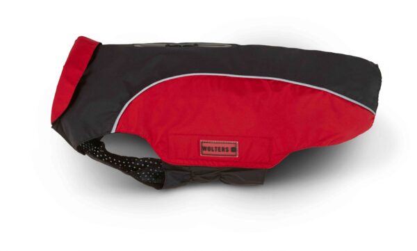 Wolters Red and Black Lightweight Dog Rain Jacket