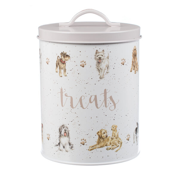 Wrendale Dog Print Dog Treat Tin