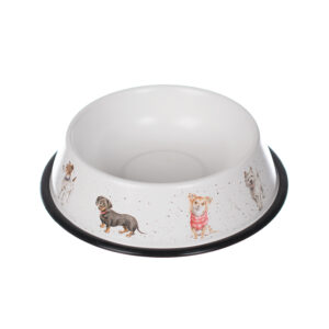 Wrendale Dog Print Medium Dog Food Bowl