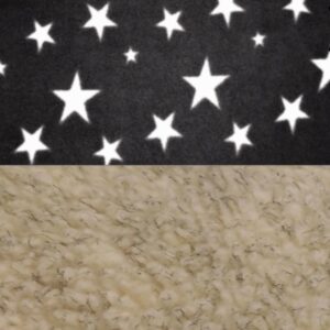 Bear & Noodle 'Night Sky' Star Print Dog Blanket