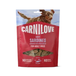 Carnilove Sardines with Wild Garlic dog treats at The Lancashire Dog Company