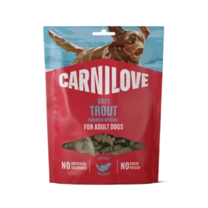 Carnilove Trout with Dill soft dog treats at The Lancashire Dog Company