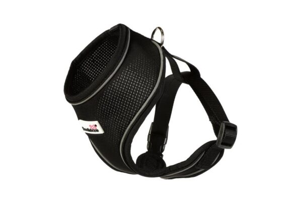 Doodlebone Black Airmesh Dog Harness at The Lancashire Dog Company