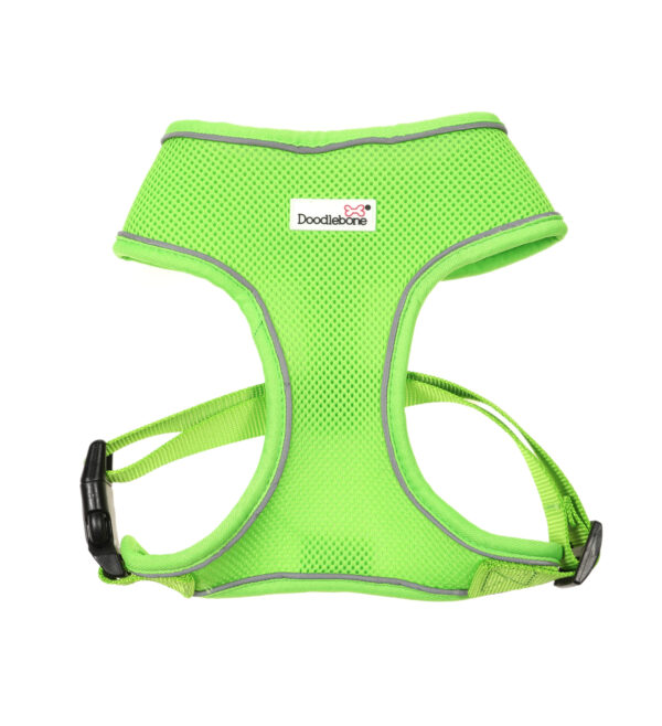 Doodlebone Apple Green Airmesh Dog Harness at The Lancashire Dog Company