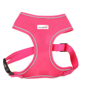 Doodlebone Bright Pink Airmesh Dog Harness at The Lancashire Dog Company