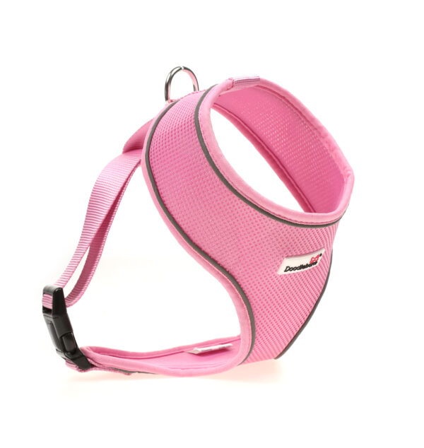 Doodlebone Light Pink Airmesh Dog Harness