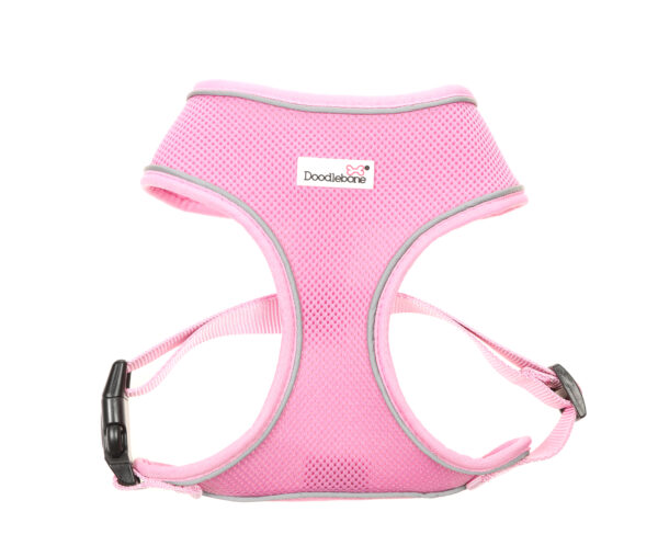 Doodlebone Light Pink Airmesh Dog Harness