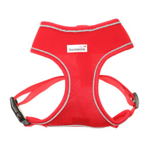 Doodlebone Red Airmesh Dog Harness