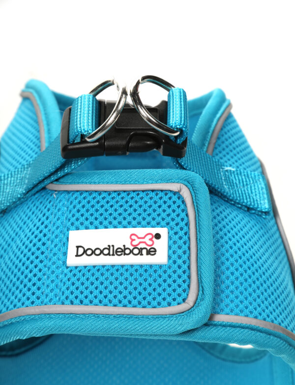 Doodlebone Aqua Blue Step In Snappy Dog Harness