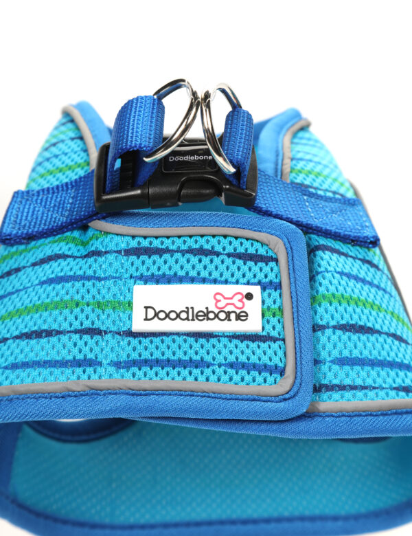 Doodlebone Beyond Blue Snappy Step-In Dog Harness