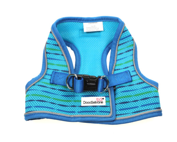 Doodlebone Beyond Blue Snappy Step-In Dog Harness