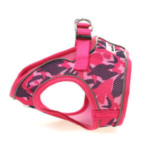 Doodlebone Blushing Camo Snappy Step In Dog Harness