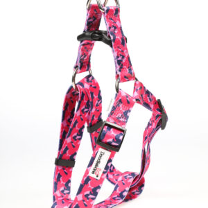 Doodlebone Blushing Camo Adjustable Strap Dog Harness