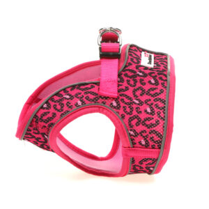 Doodlebone Bright Leopard Snappy Step In Dog Harness