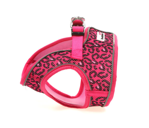 Doodlebone Bright Leopard Snappy Step In Dog Harness