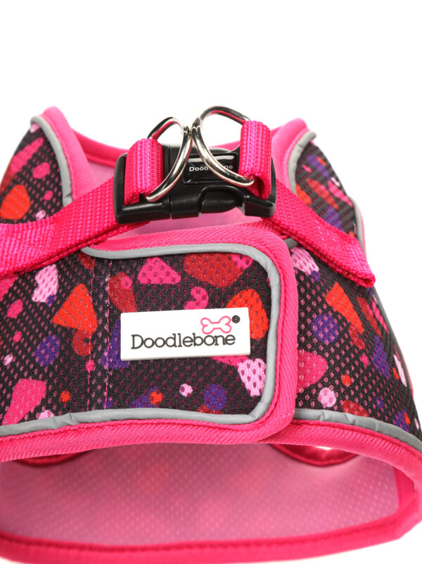 Doodlebone Bubblegum Party Snappy Step In Dog Harness