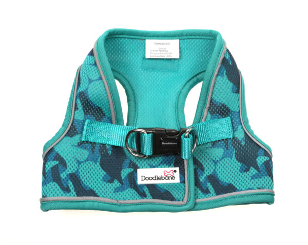 Doodlebone Midnight Camo Step In Snappy Dog Harness