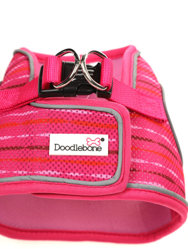 Doodlebone Pink Addiction Step In Snappy Dog Harness