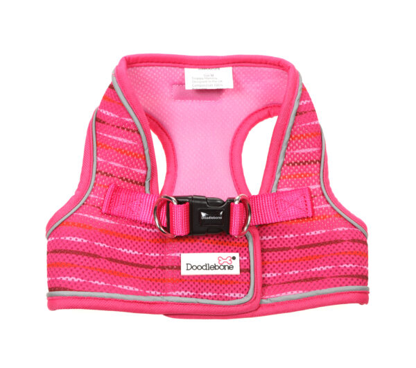 Doodlebone Pink Addiction Step In Snappy Dog Harness