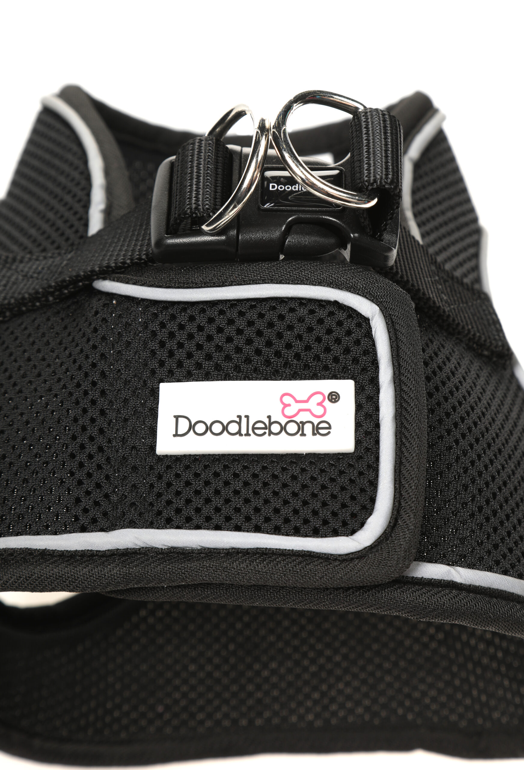 * New * Doodlebone Snappy StepIn Dog Harness Black The Lancashire