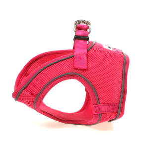 Doodlebone Bright Pink Snappy Step In Dog Harness