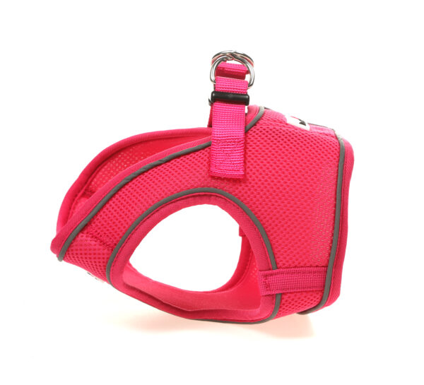 Doodlebone Bright Pink Snappy Step In Dog Harness