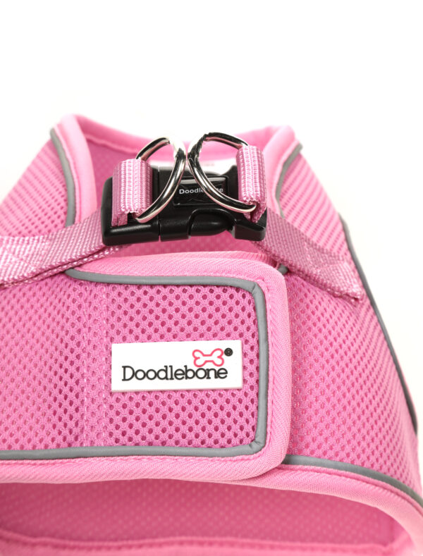 Doodlebone Light Pink Snappy Step In Dog Harness