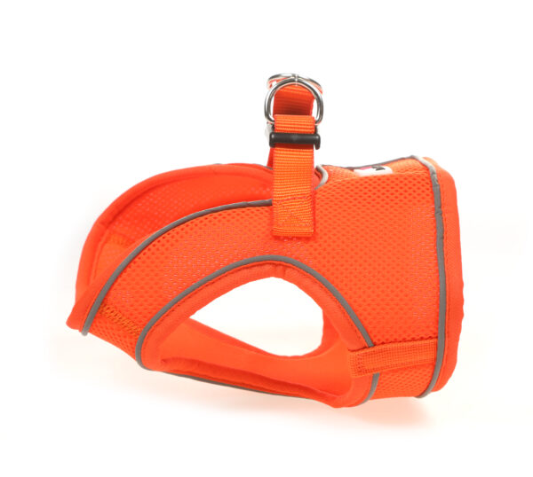 Doodlebone Orange Snappy Step In Dog Harness