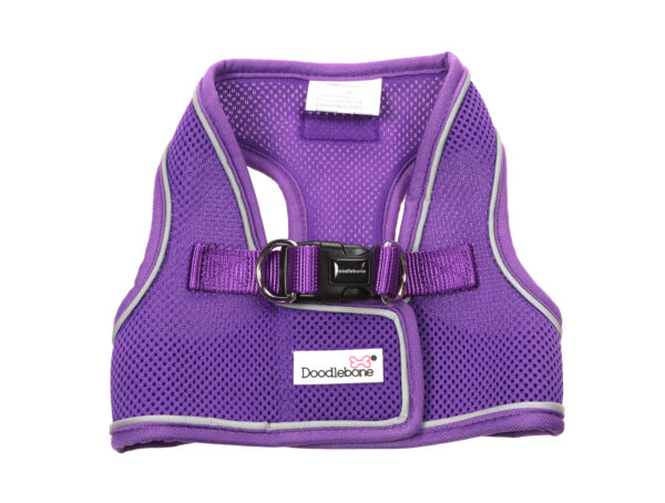 Doodlebone Purple Snappy Step In Dog Harness