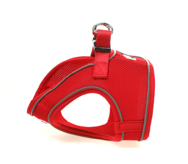 Doodlebone Red Snappy Step In Dog Harness